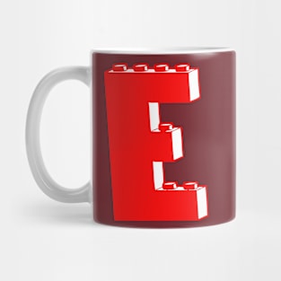 THE LETTER E, Customize My Minifig Mug